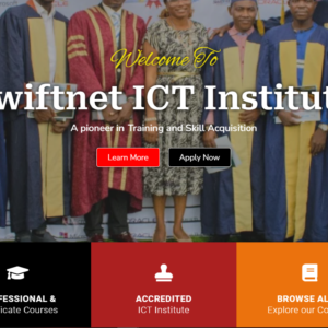 swiftnet ict academy lagos website development service by pa digitech